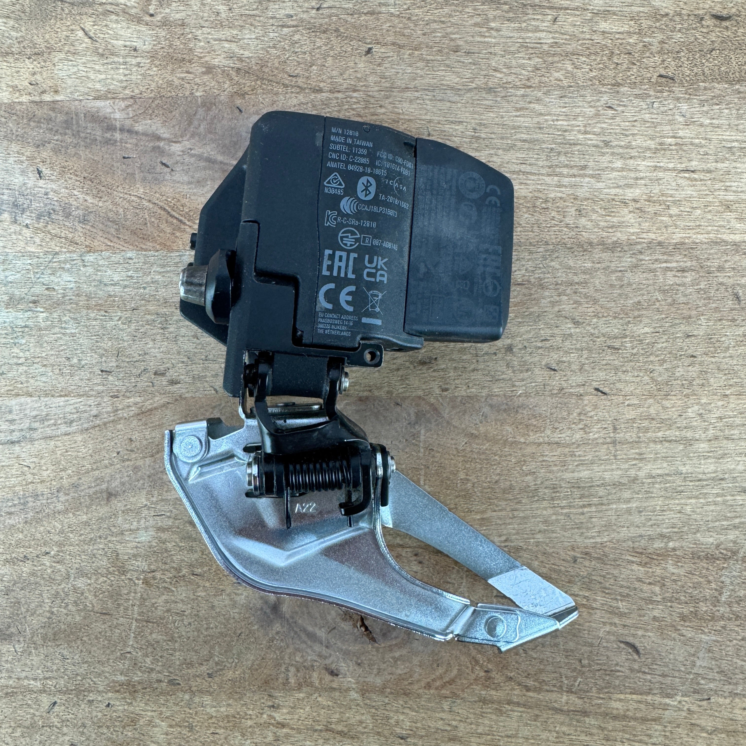 SRAM Rival AXS D1 12-Speed Electronic Braze-On Front Derailleur