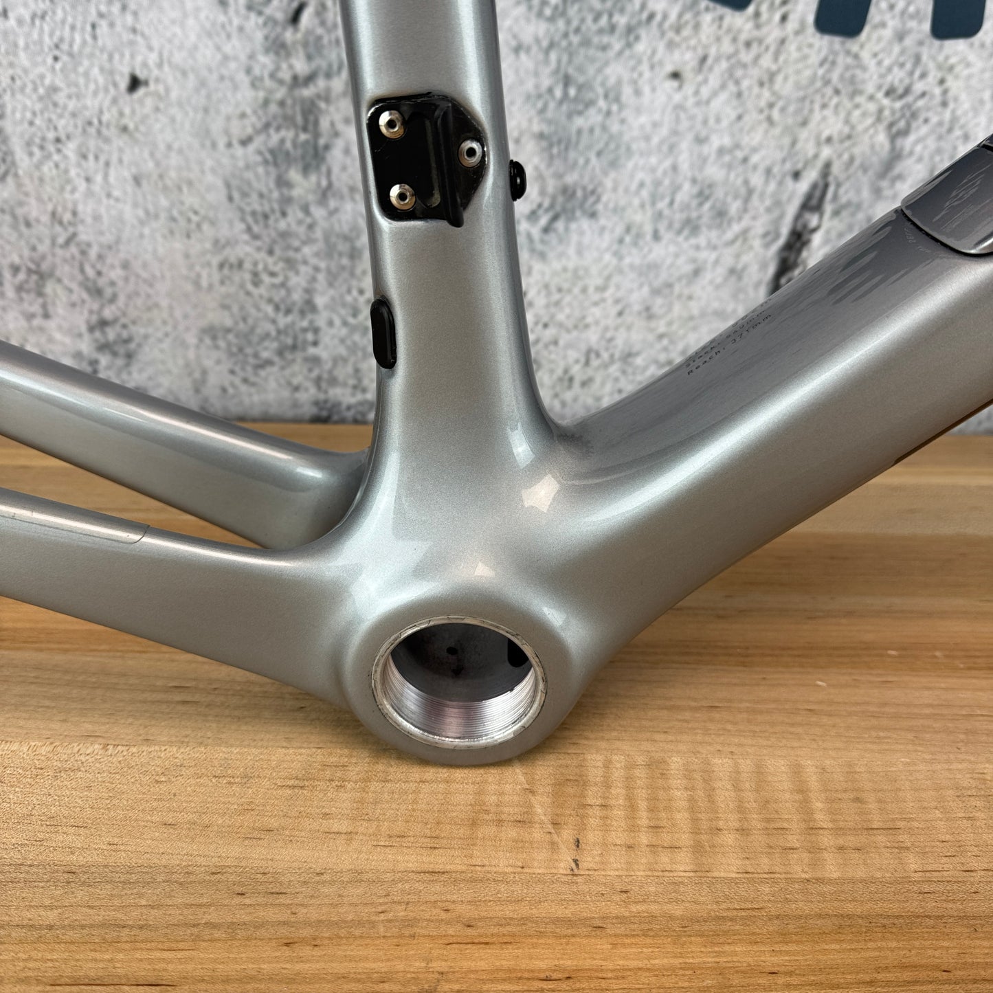 Low Mile! 2025 Enve Fray GT Silver 50cm Carbon Bike Frameset Module 700c 2474g