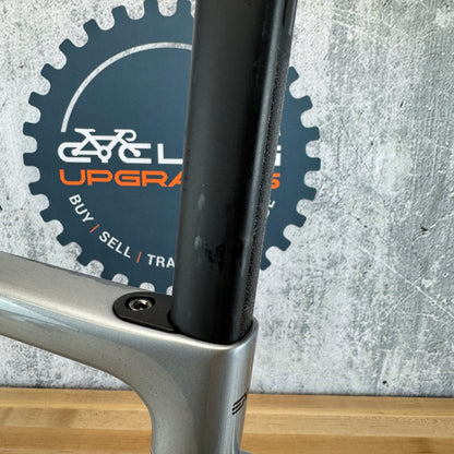 Low Mile! 2025 Enve Fray GT Silver 50cm Carbon Bike Frameset Module 700c 2474g
