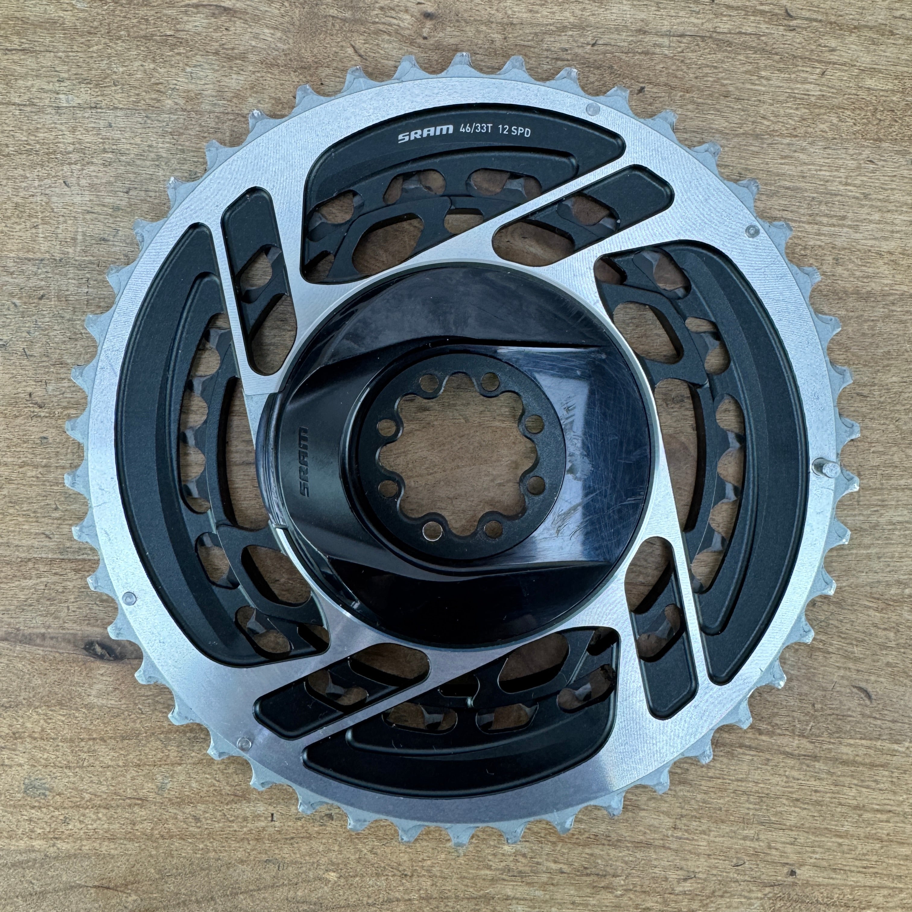 Low Mile! SRAM Red AXS D1 46/33t 12-Speed 8-Bolt Chainring Set