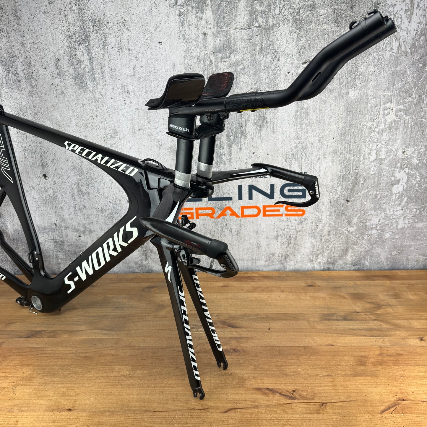 2015 Specialized S-Works Shiv Large Rim Brake Carbon TT/Triathlon Frameset 700c