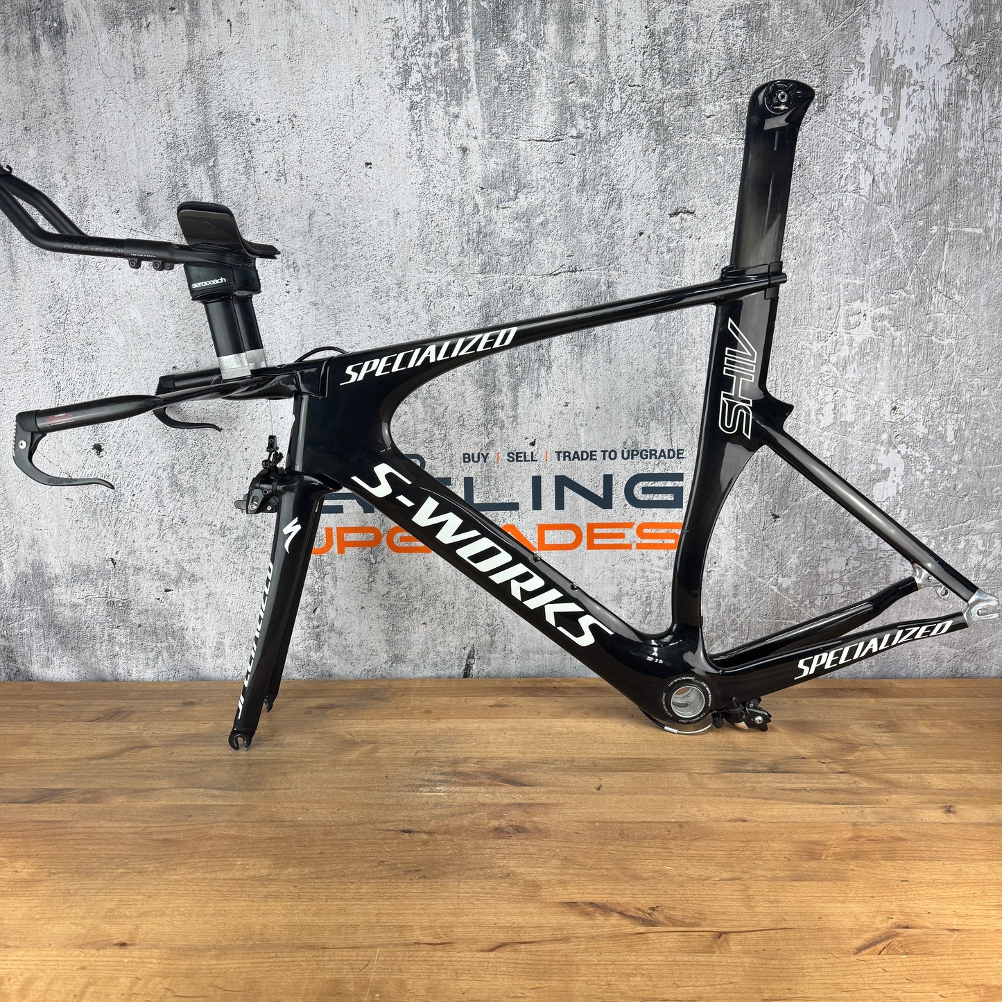 2015 Specialized S-Works Shiv Large Rim Brake Carbon TT/Triathlon Frameset 700c