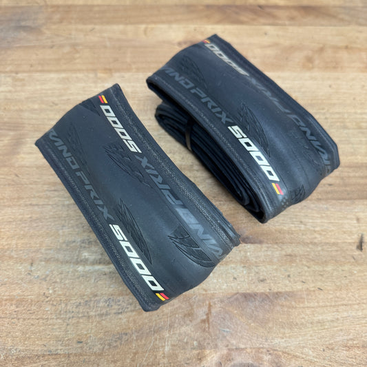 Pair Continental Grand Prix 5000 700c x 28mm Clincher Road Bike Tires