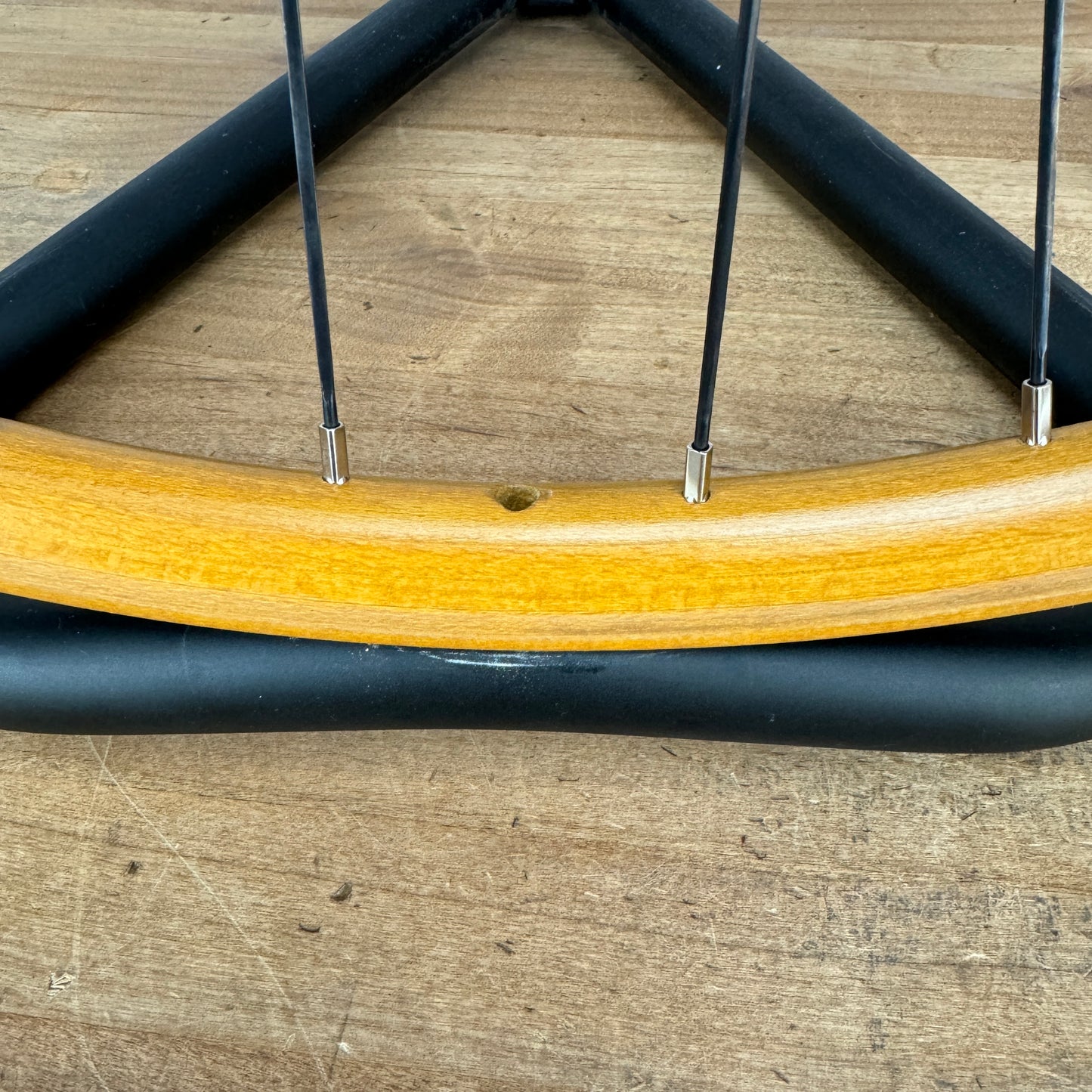 Custom Cerchio Ghisallo Ultimate Sprinter Wheelset Wooden Rims Phil Wood Hubs