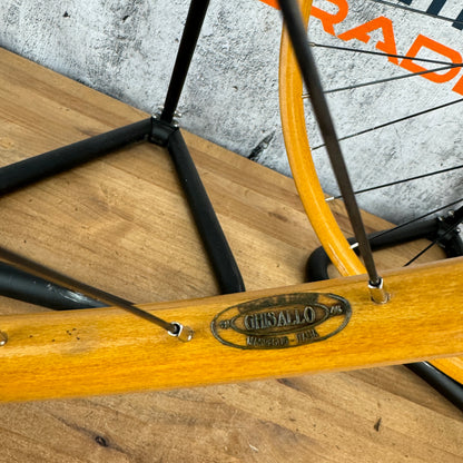 Custom Cerchio Ghisallo Ultimate Sprinter Wheelset Wooden Rims Phil Wood Hubs