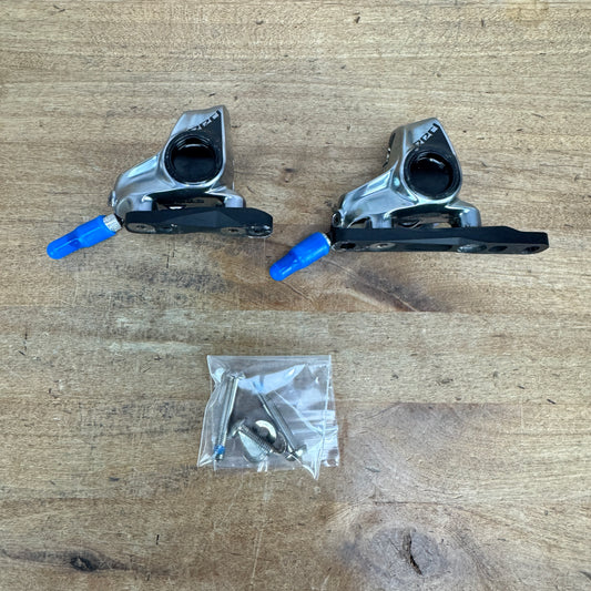 SRAM Red AXS Flat-Mount Monoblock Hydraulic Disc Brake Calipers + Adapters 227g