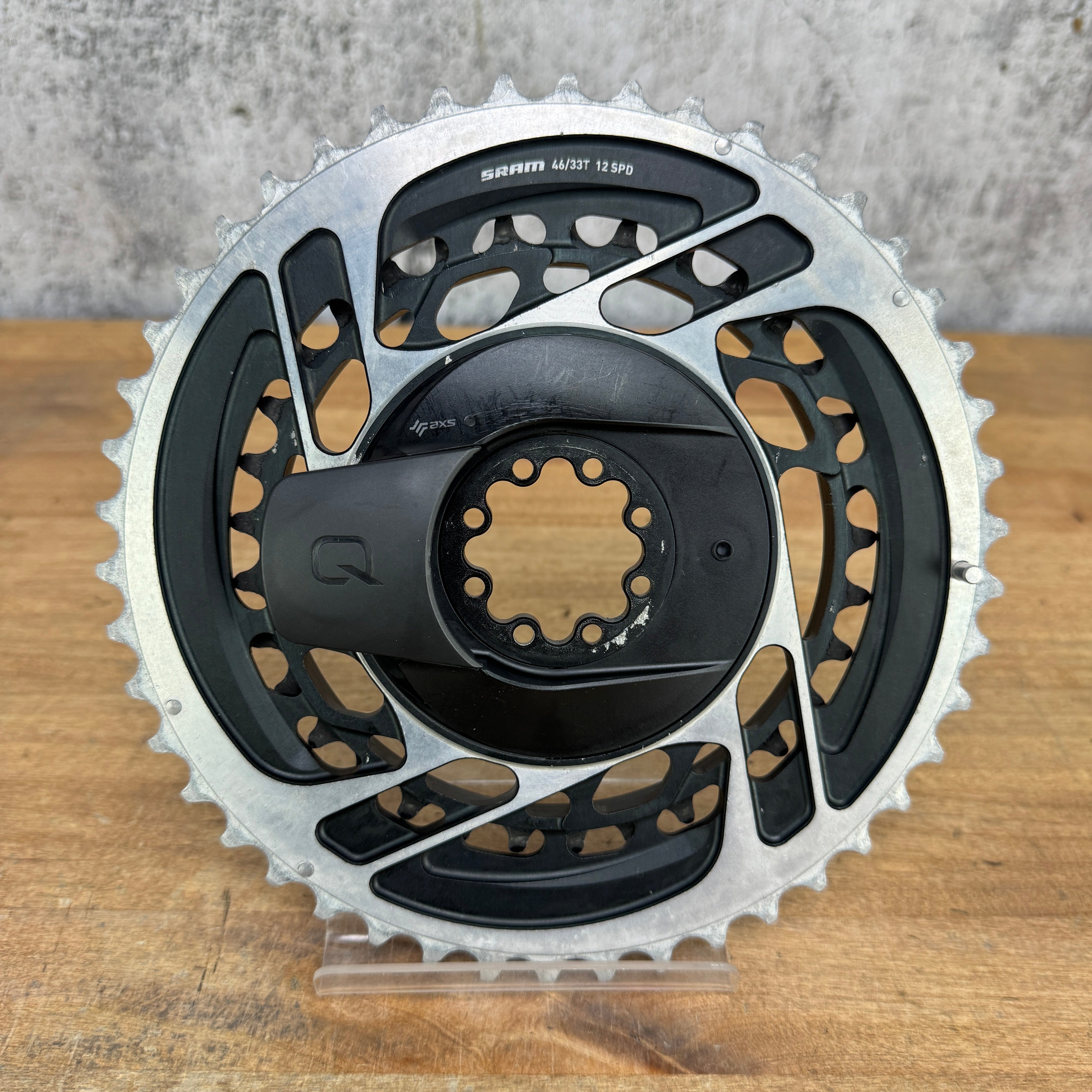 SRAM Red AXS D1 Quarq 46/33t 12-Speed 8-Bolt Power Meter Chainring