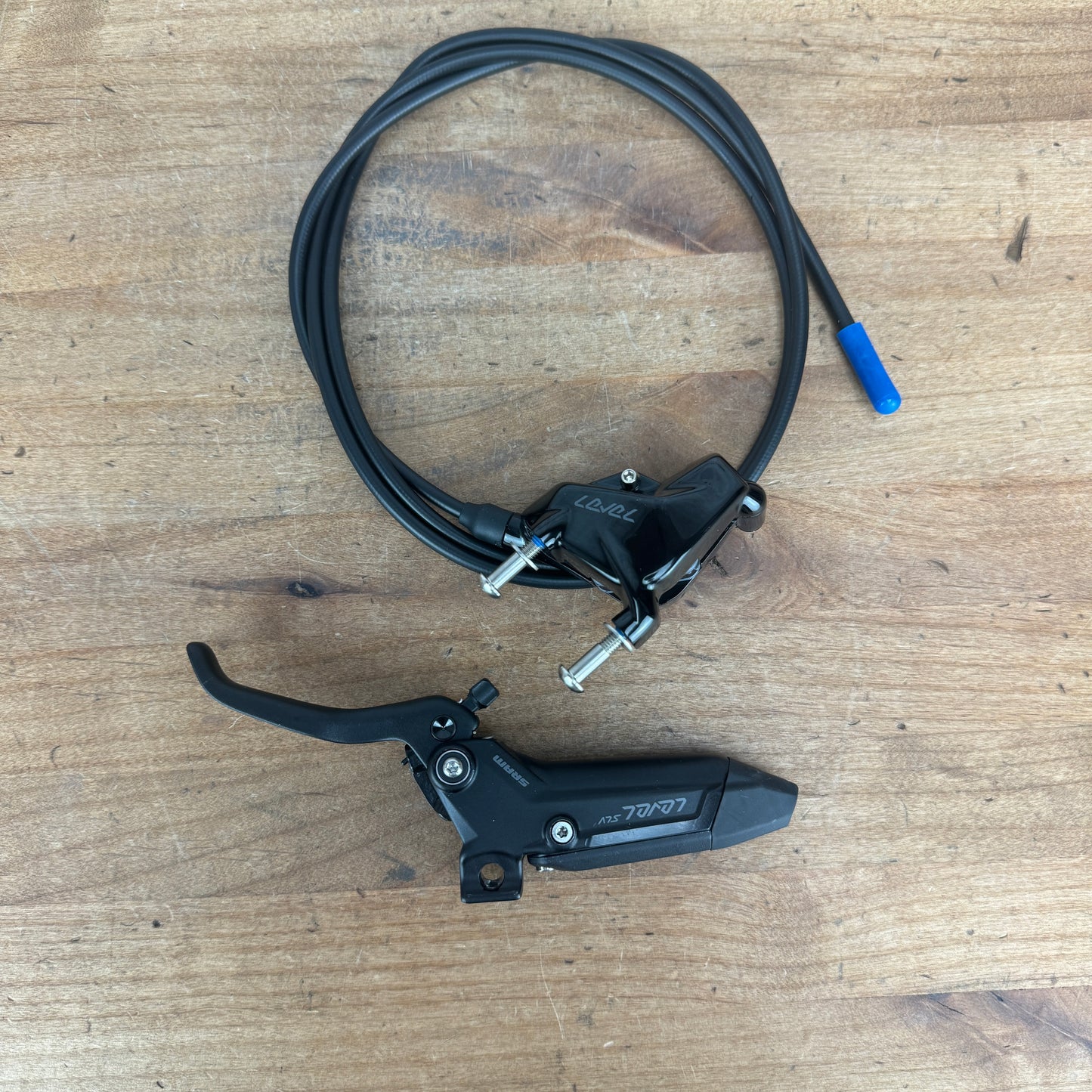 Ridden Once! SRAM Level Silver Stealth SLV Hydraulic 2-Piston Disc Brake Caliper