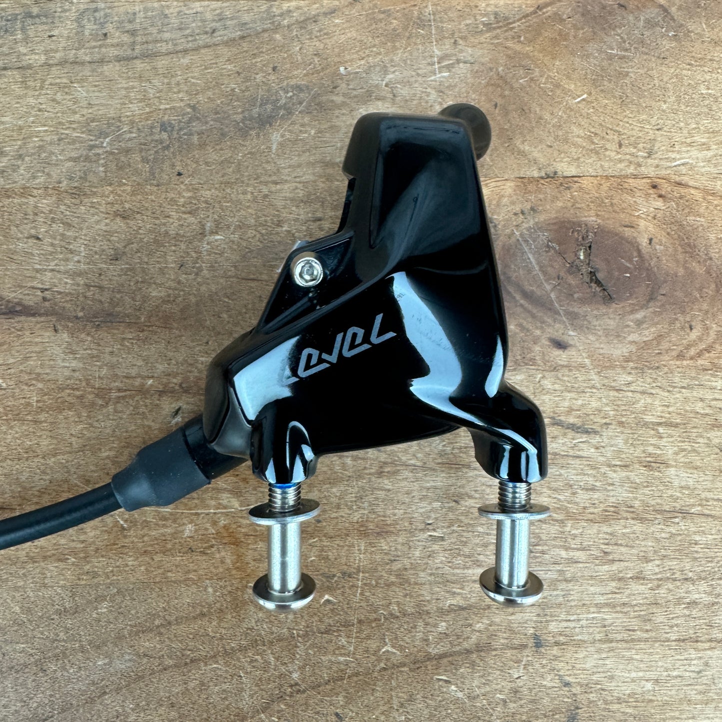 Ridden Once! SRAM Level Silver Stealth SLV Hydraulic 2-Piston Disc Brake Caliper