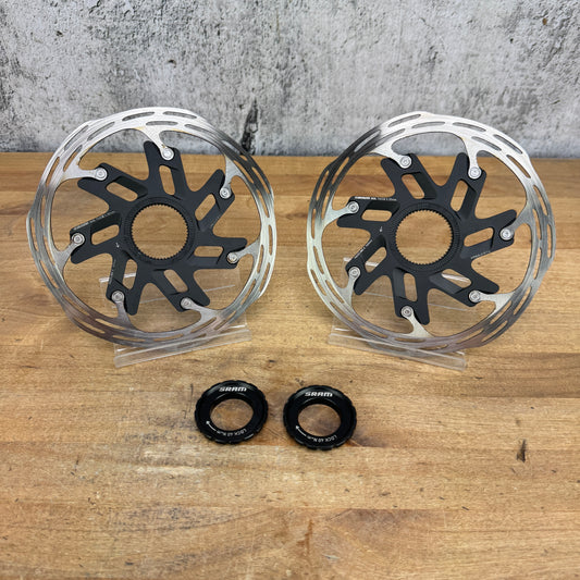 SRAM Paceline X Center Lock 160mm Disc Brake Rotors + Lockrings 259g