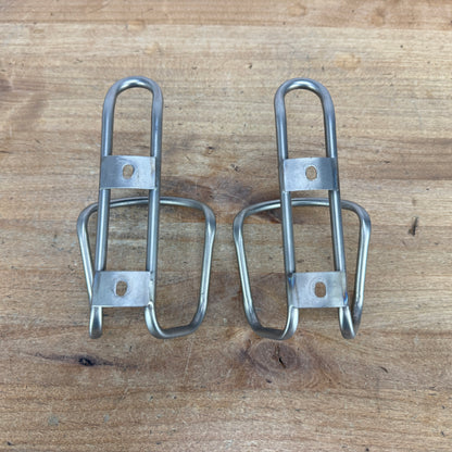 Pair King Cage Titanium Bike Water Bottle Cages 64g