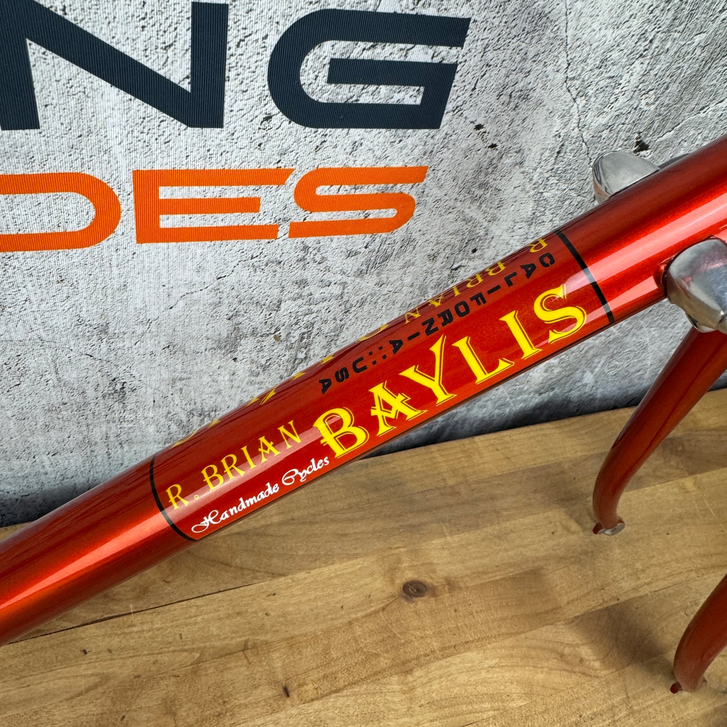 Circa 2006 Brian Baylis Special 56x56cm Rim Brake Lugged Steel Frameset 700c
