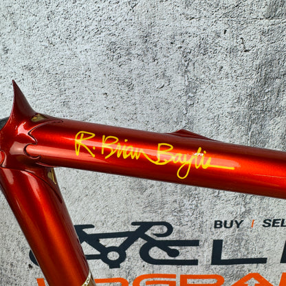 Circa 2006 Brian Baylis Special 56x56cm Rim Brake Lugged Steel Frameset 700c