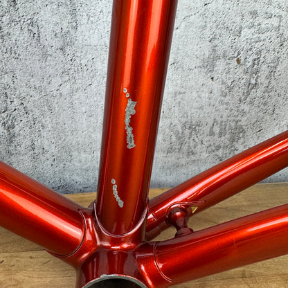 Circa 2006 Brian Baylis Special 56x56cm Rim Brake Lugged Steel Frameset 700c