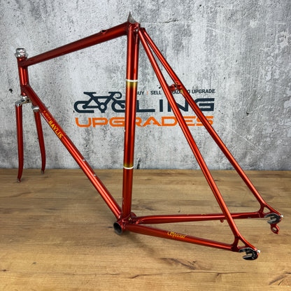 Circa 2006 Brian Baylis Special 56x56cm Rim Brake Lugged Steel Frameset 700c