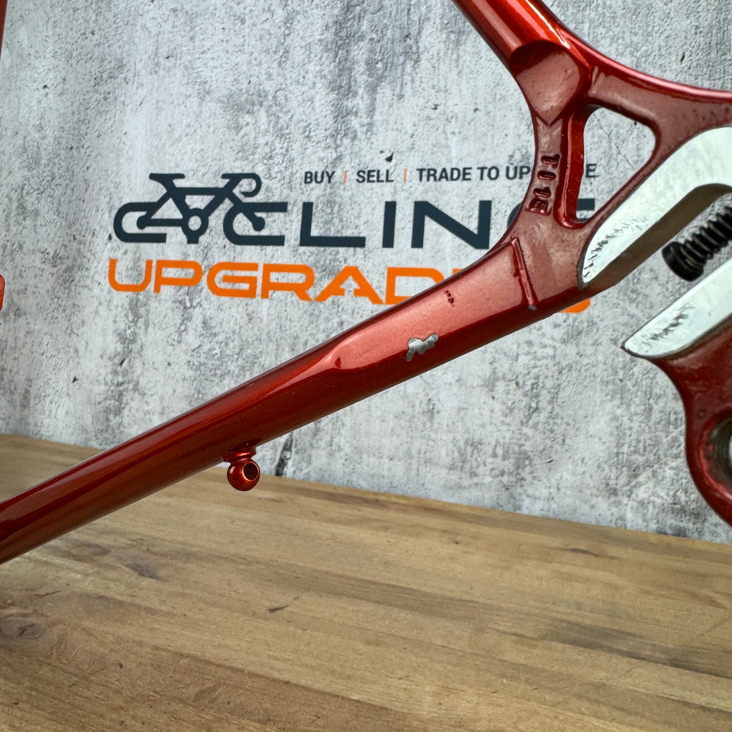 Circa 2006 Brian Baylis Special 56x56cm Rim Brake Lugged Steel Frameset 700c
