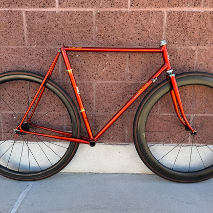 Circa 2006 Brian Baylis Special 56x56cm Rim Brake Lugged Steel Frameset 700c