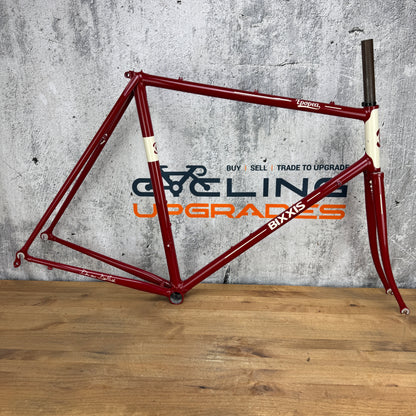 New! Bixxis Epopea Lugged Steel 56.5cm Rim Brake Frameset 700c 2787g