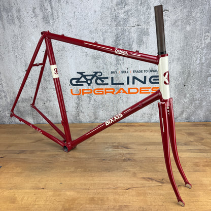 New! Bixxis Epopea Lugged Steel 56.5cm Rim Brake Frameset 700c 2787g