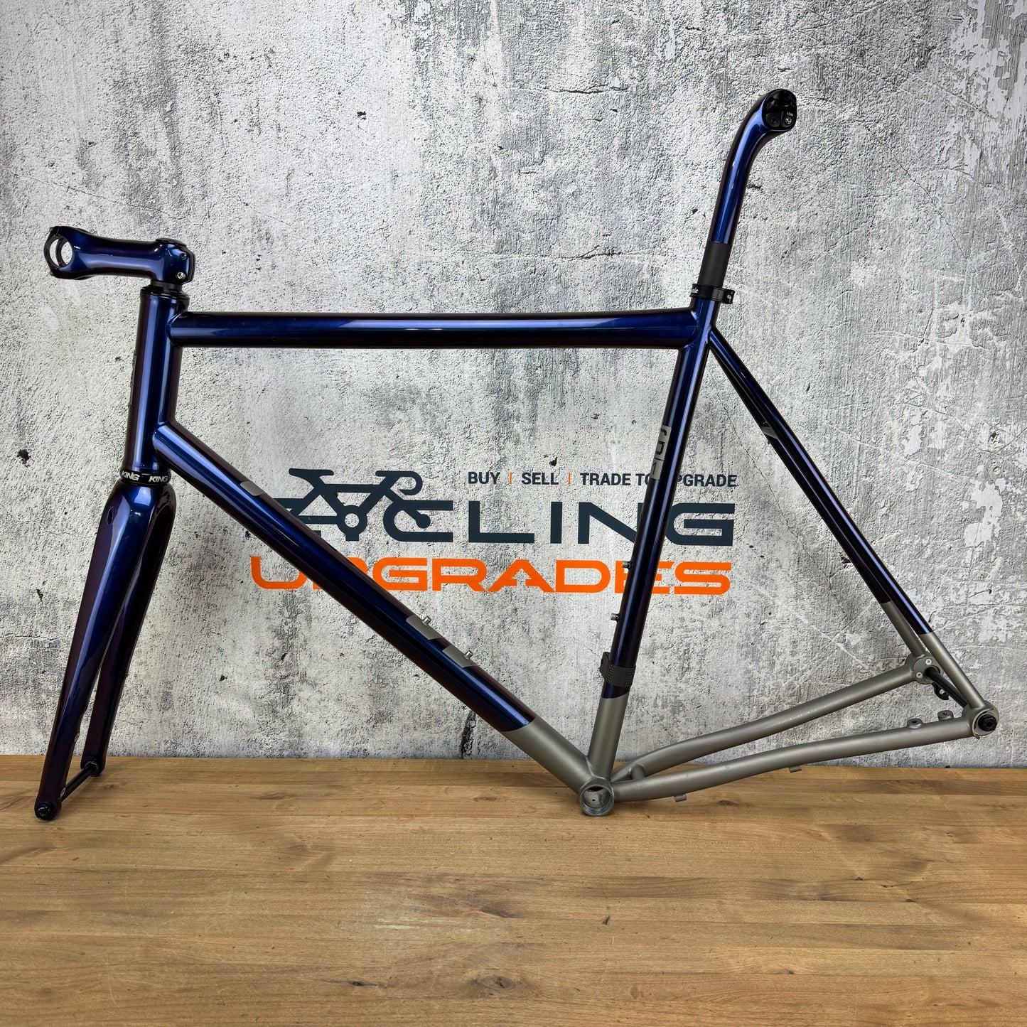 2025 Mosaic GT-1 AR 60cm Titanium Chameleon Disc Frameset 700c Chris King 2640g