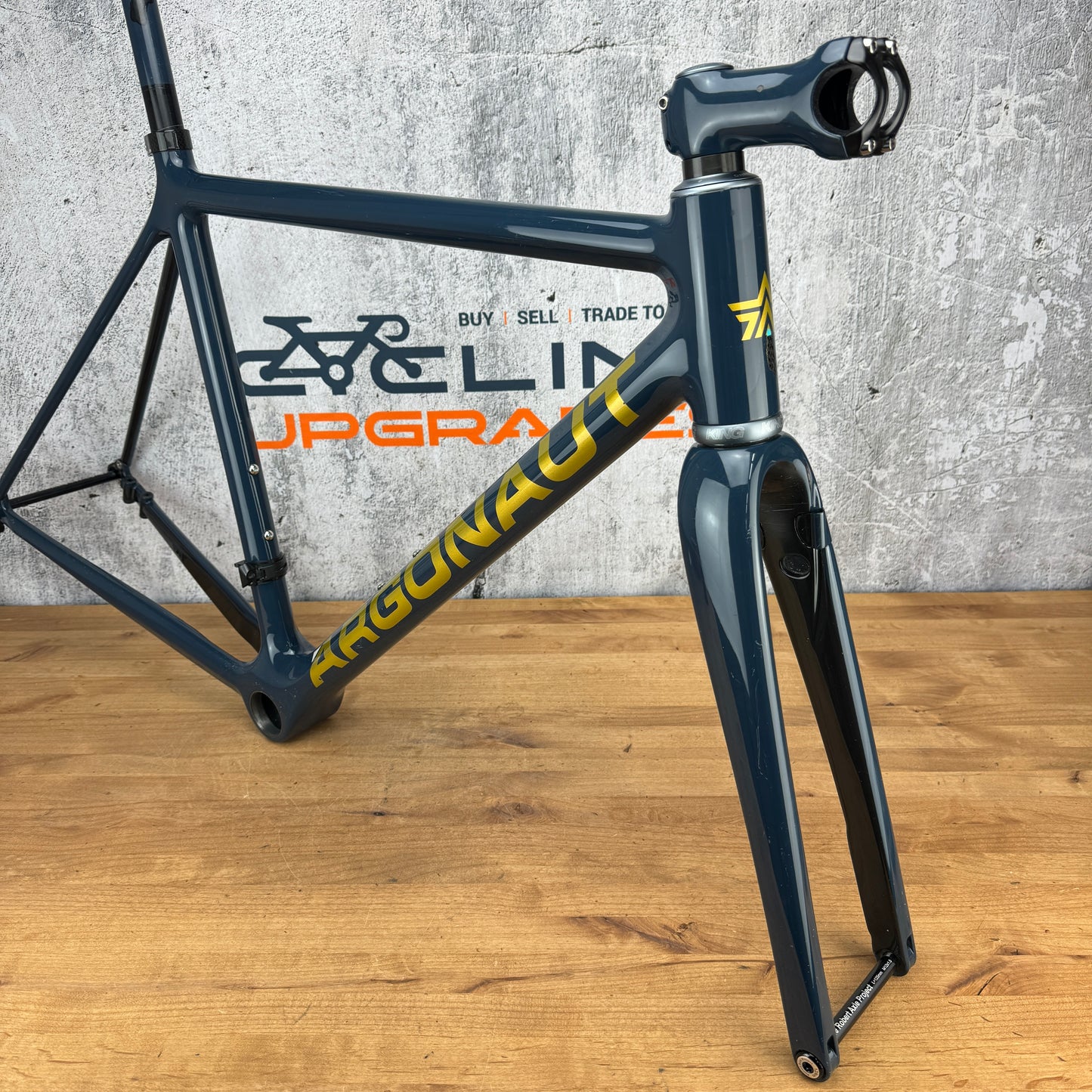 Argonaut GR2 53cm Carbon Gravel Bike Disc Brake Frameset 700c Chris King 1843g