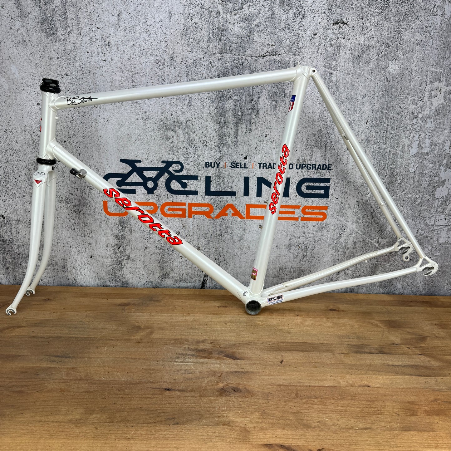 Rare! 1992 Serotta 20th Anniversary Edition 56cm Rim Brake Steel Frameset 700c