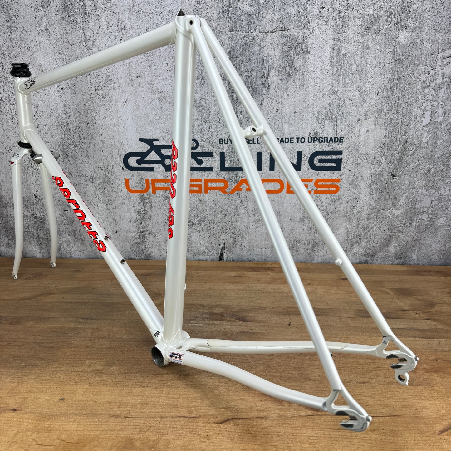 Rare! 1992 Serotta 20th Anniversary Edition 56cm Rim Brake Steel Frameset 700c