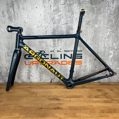 Argonaut GR2 53cm Carbon Gravel Bike Disc Brake Frameset 700c Chris King 1843g