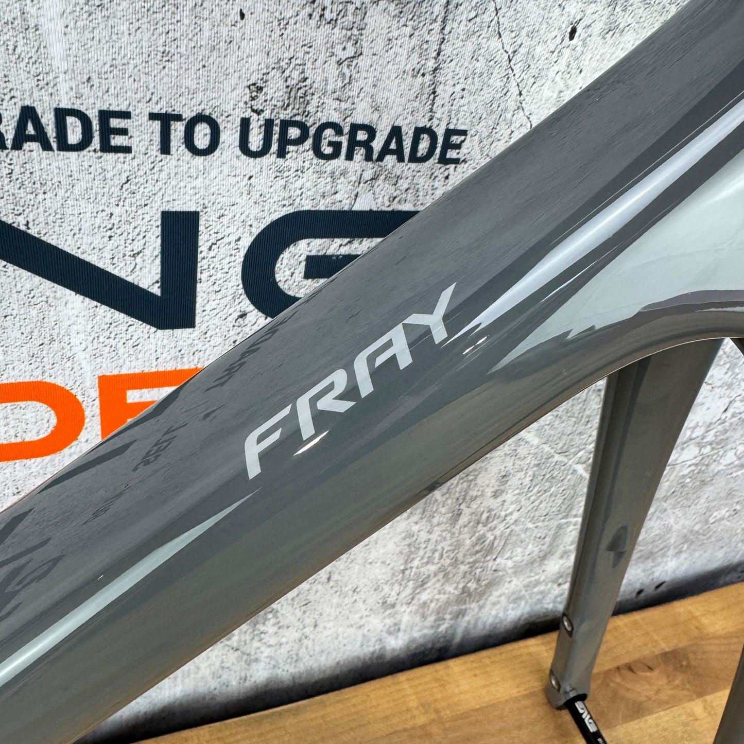 Low Mile! 2025 Enve Fray 56cm ASH Grey Carbon UDH Disc Brake Frameset 700c 2046g