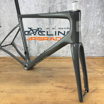 Low Mile! 2025 Enve Fray 56cm ASH Grey Carbon UDH Disc Brake Frameset 700c 2046g