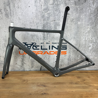 Low Mile! 2025 Enve Fray 56cm ASH Grey Carbon UDH Disc Brake Frameset 700c 2046g