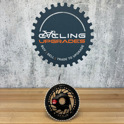 New! SRAM Red AXS E1 Quarq Power Meter 52/39t Black 12-Speed Chainring Set