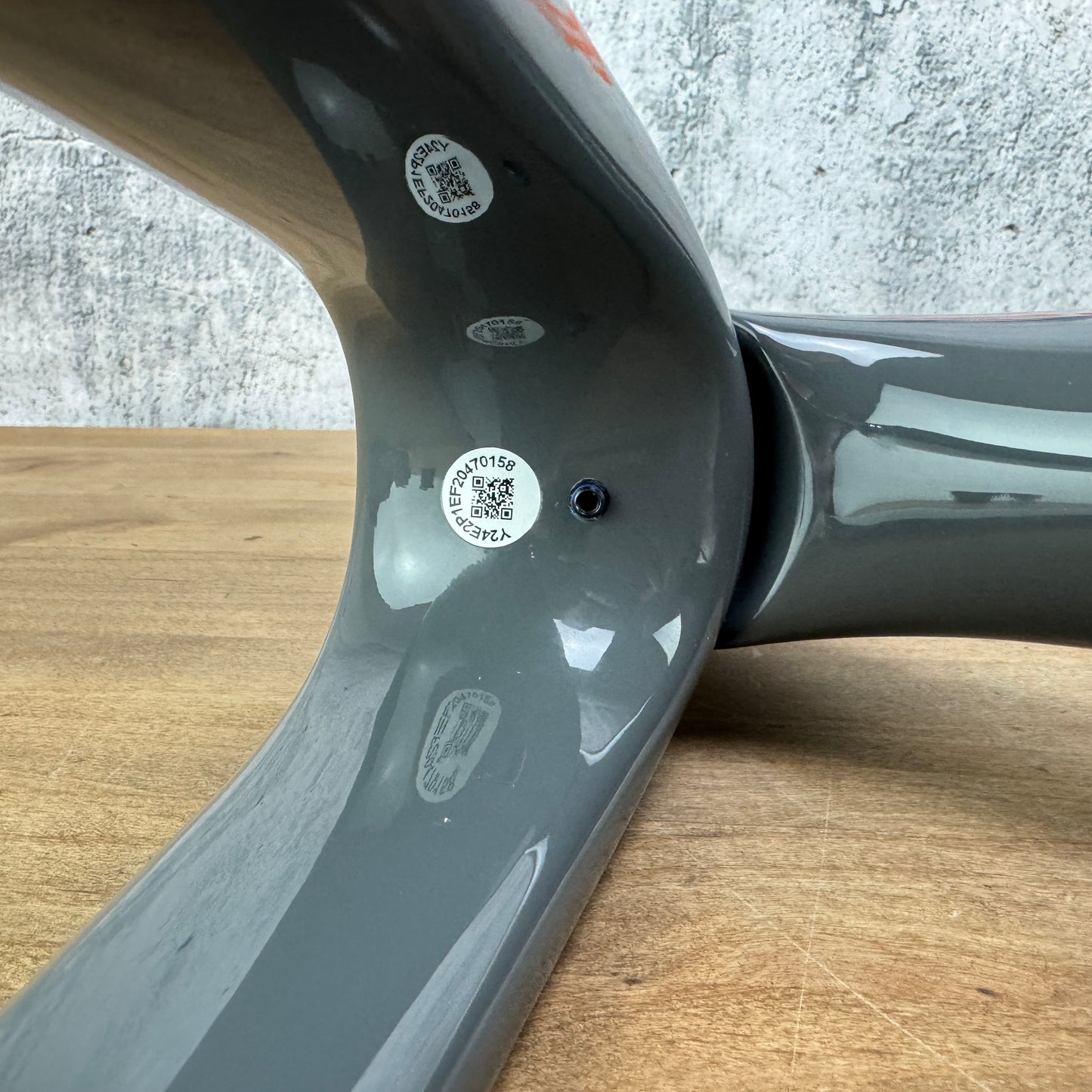 Low Mile! 2025 Enve Fray 56cm ASH Grey Carbon UDH Disc Brake Frameset 700c 2046g