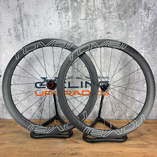 Low Mile! Roval CLX 50 Carbon Tubeless Disc White Decal Wheelset 1412g CeramicSpeed