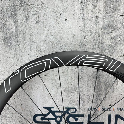 Low Mile! Roval CLX 50 Carbon Tubeless Disc White Decal Wheelset 1412g CeramicSpeed