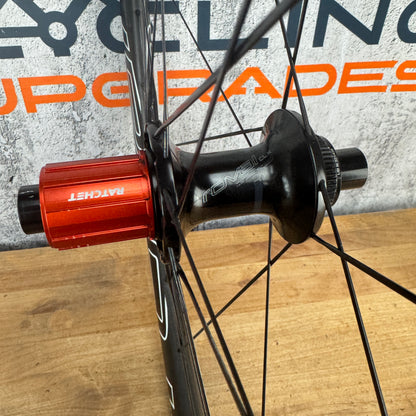 Low Mile! Roval CLX 50 Carbon Tubeless Disc White Decal Wheelset 1412g CeramicSpeed