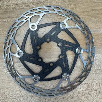Low Mile! Carbon-Ti X-Rotor Steelcarbon 3 160/160mm Disc Brake Rotors 158g