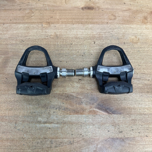 Low Mile! Garmin Rally RK100 Single Sided Power Meter Pedals w/ Cleats 332g