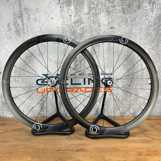 Low Mile! Industry Nine i.45 Carbon Disc Brake Tubeless Bike Wheelset 700c 1517g