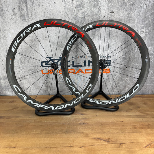Campagnolo Bora Ultra 50 AC3 Carbon Tubular Wheelset 700c Rim Brake 1314g