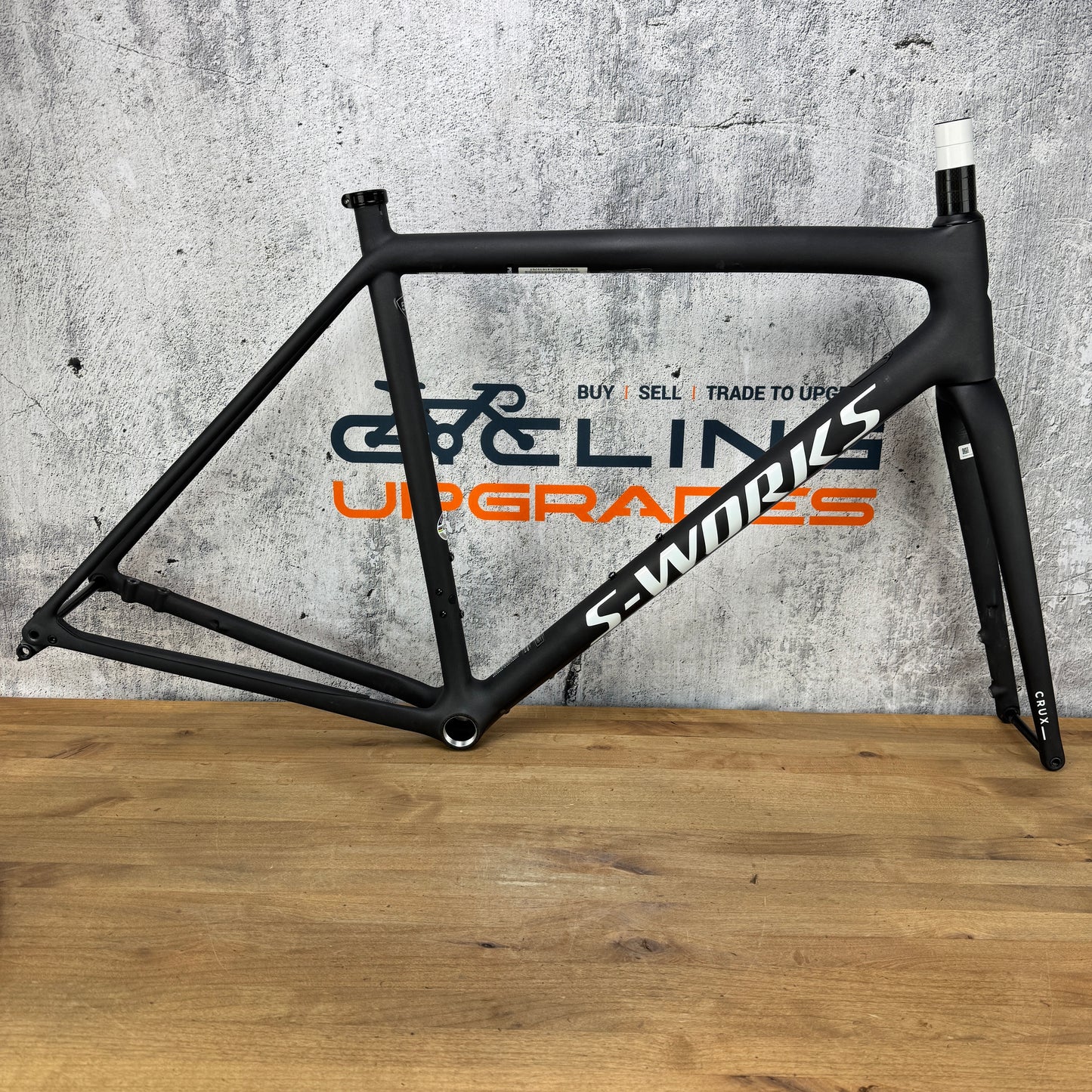 Low Mile! 2022 Specialized S-Works Crux 56cm Carbon Gravel Disc Frameset 700c