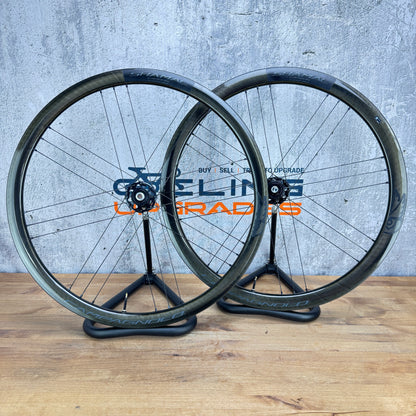 Mint! Campagnolo Shamal Carbon Tubeless 2-Way Fit Disc Wheelset 700c 1625g