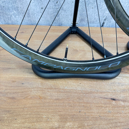 Mint! Campagnolo Shamal Carbon Tubeless 2-Way Fit Disc Wheelset 700c 1625g