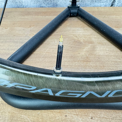 Mint! Campagnolo Shamal Carbon Tubeless 2-Way Fit Disc Wheelset 700c 1625g
