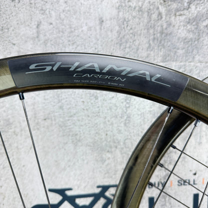 Mint! Campagnolo Shamal Carbon Tubeless 2-Way Fit Disc Wheelset 700c 1625g