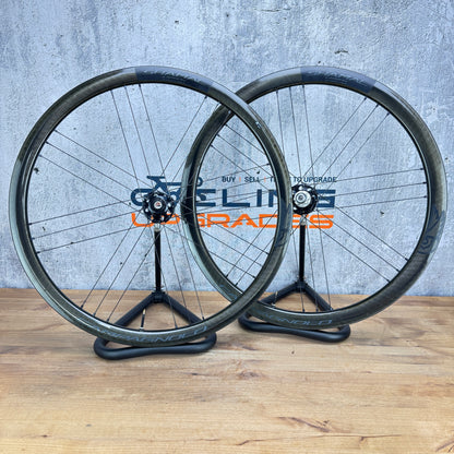 Mint! Campagnolo Shamal Carbon Tubeless 2-Way Fit Disc Wheelset 700c 1625g
