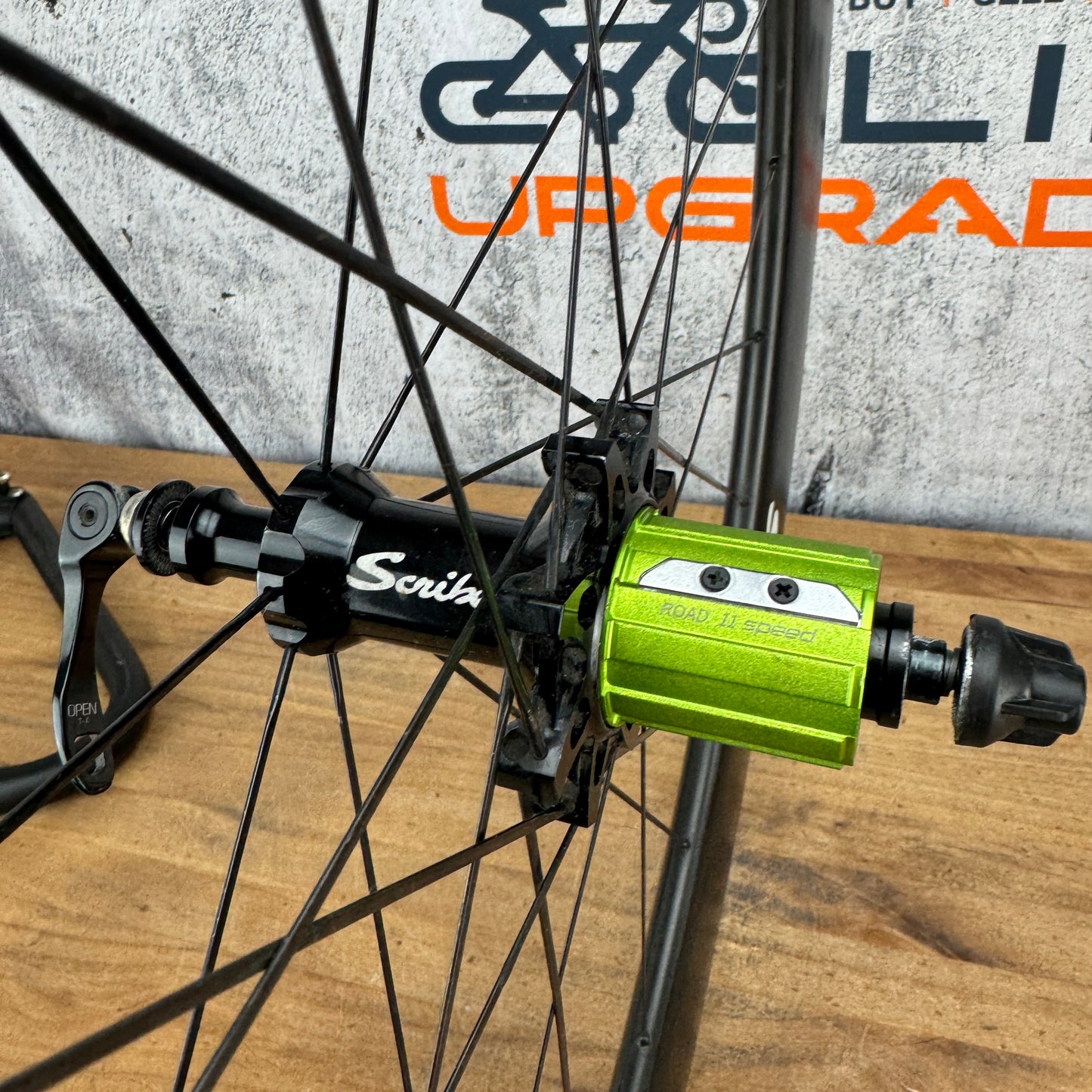 Scribe Aero 50 Carbon Rim Brake Tubeless Road Bike Wheelset 700c 1496g