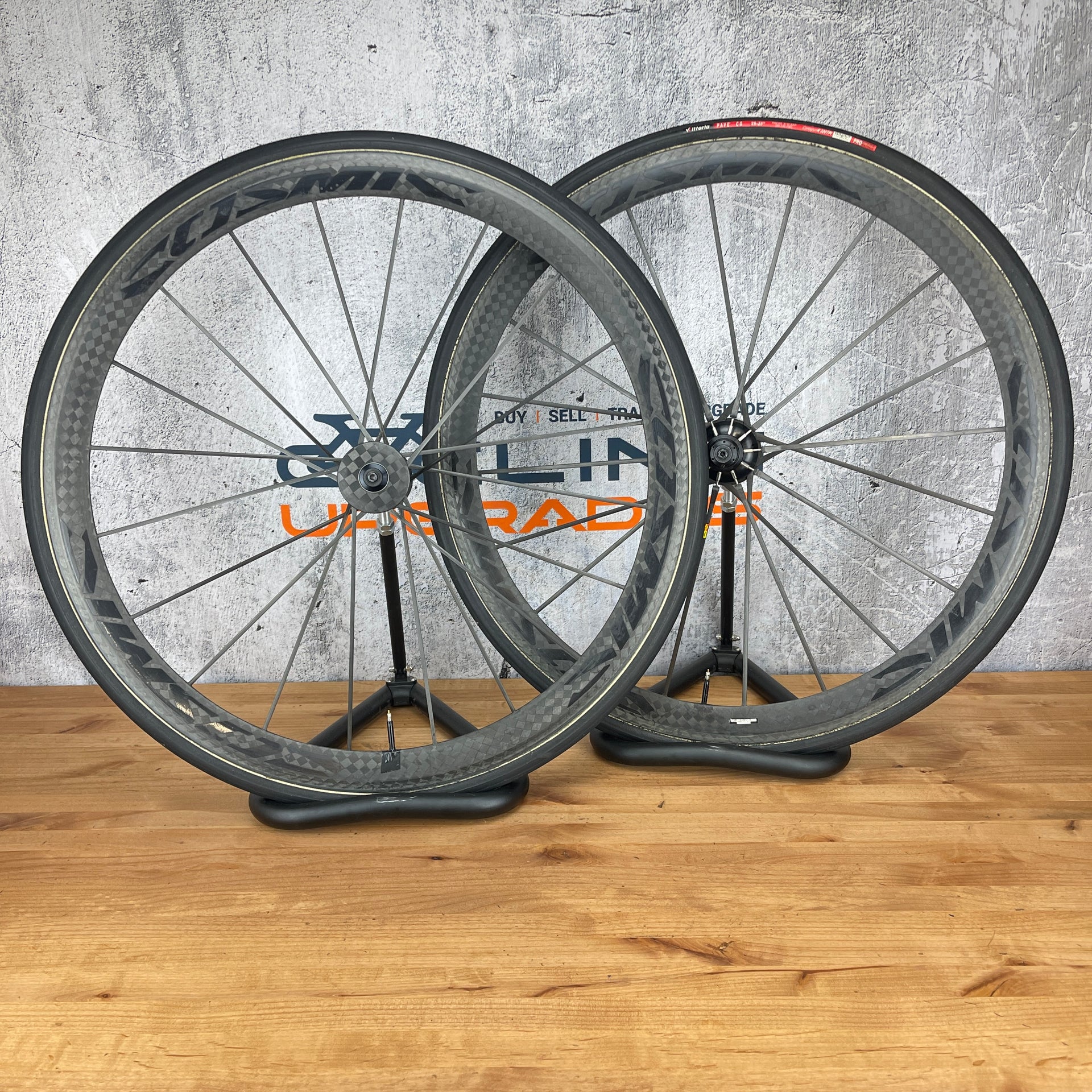 Mavic Cosmic Carbone Ultimate 40mm Carbon Tubular Wheelset 700c Rim Brake  1185g