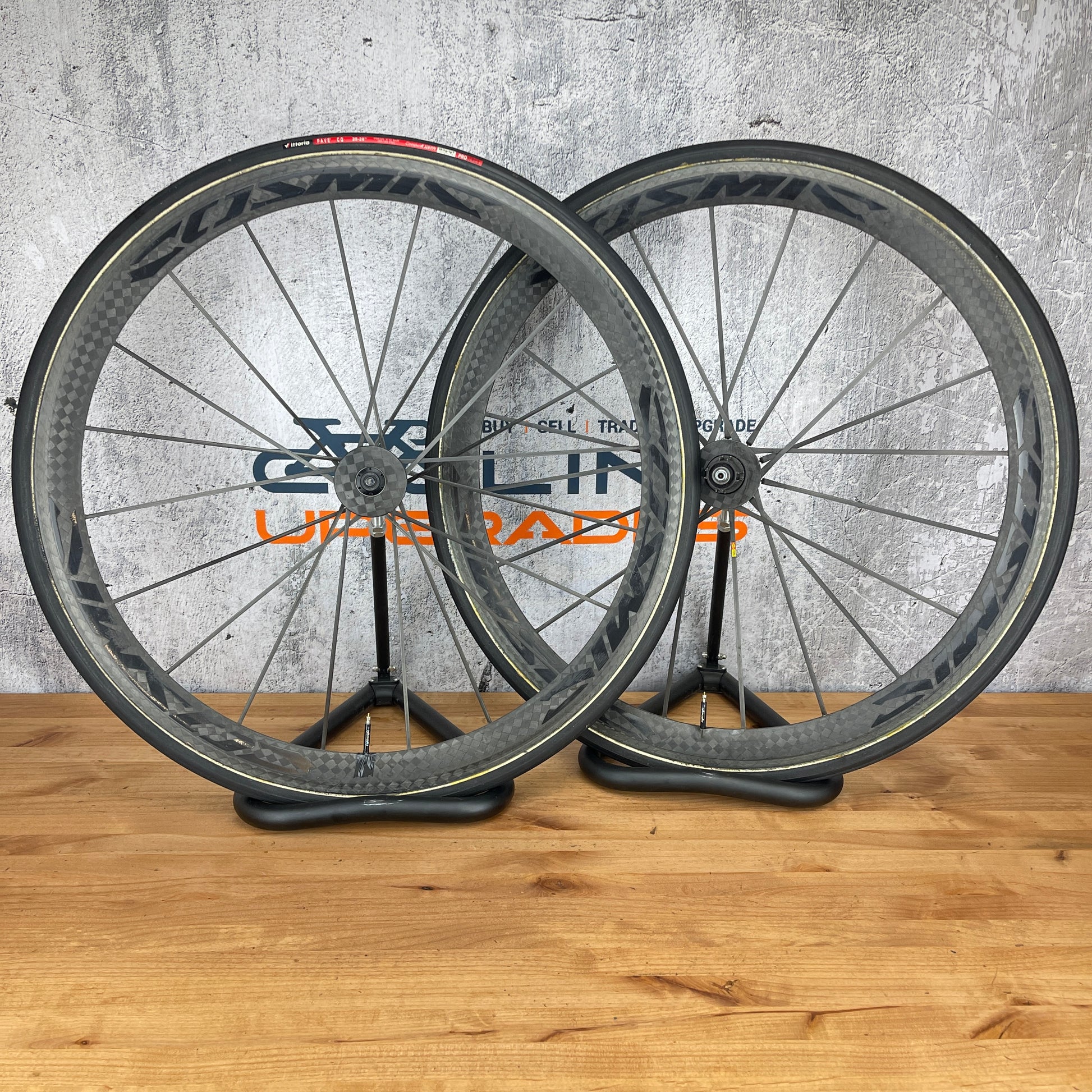 Mavic Cosmic Carbone Ultimate 40mm Carbon Tubular Wheelset 700c Rim Br –