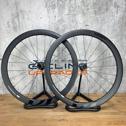 Light Use! Pinarello Most Ultrafast 45 Carbon Tubeless Disc Wheelset 700c 1548g